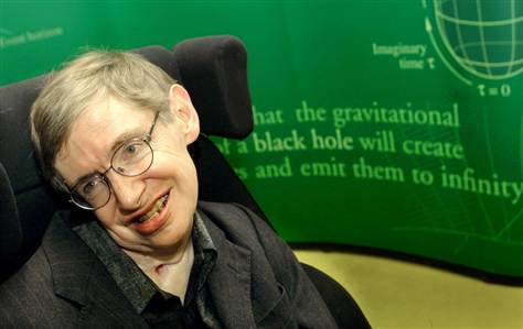 Stephen Hawking presenting his findings (http://msnbcmedia2.msn.com/j/msnbc/Components/Photos/040716/040716_hawking_blkhole_hmed11a.grid-6x2.jpg ())